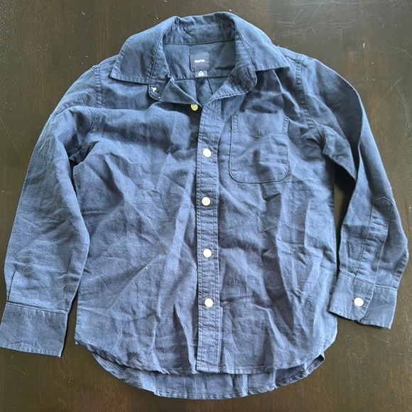 GAP Classic Blue Button Down Shirt - Picture 1 of 3